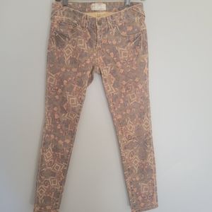 Free People pattern jeans